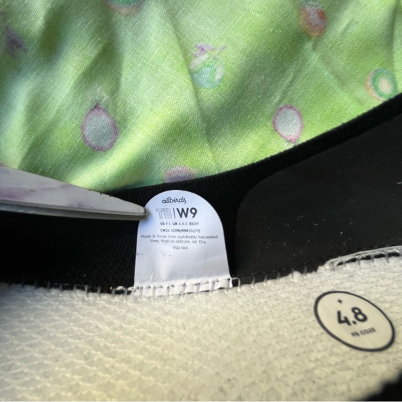 All Birds Women’s Tree Breezers Jet Black size 9 - Picture 3 of 5